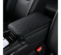 Copertura Bracciolo Auto per Alfa Romeo Mito 2009-2023 | Con Tasca Laterale, Imbottitura Memory Foam, Superficie Trapuntata Impermeabile, Base Antiscivolo Elastica
