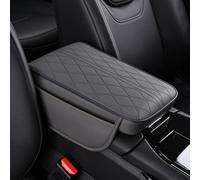 Copertura Bracciolo Auto per Alfa Romeo Mito 2009-2023 | Con Tasca Laterale, Imbottitura Memory Foam, Superficie Trapuntata Impermeabile, Base Antiscivolo Elastica