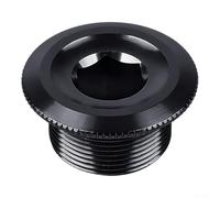 Copertura Bullone M20 CNC Leggero 9g per SLX | Lega alluminio 7075, peso 9g, finitura CNC, per vari, compatibilità per xt per xtr SLX(20mm Black)