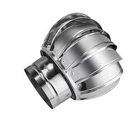 Copertura Camino, Cappa Camino in Acciaio Inox, Protezione Uccelli dalla Cappa Camino, Ventilatore Tetto Senza Motore, Ventilatore l'allevamento Palle Vento, Fabbrica, Presa d'Aria Esterna, strumen