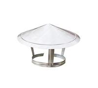Copertura Camino, Cappuccio Camino, Cappuccio Protezione Antipioggia Tubi, Cappuccio Chiusura Tetto in Ferro zincato Condotto, Cappuccio Ventilazione, Cappello Antipioggia, Strumento Cappa
