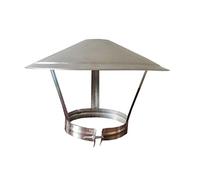 Copertura Camino, Cappuccio Camino in Acciaio Inossidabile, utilizzato Tutti i Tipi combustibile, Coperchio Antipioggia e antineve, Diametro, condotti, Ventilazione, Cappuccio, Cappello Antipioggia