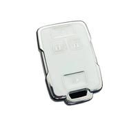 Copertura Cassa Chiave Dell'auto TPU Per GMC Per Yukon Per Sierra Per Canyon Protector Guscio Chiave(Silver White)
