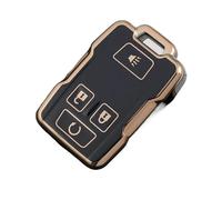 Copertura Cassa Chiave Dell'auto TPU Per GMC Per Yukon Per Sierra Per Canyon Protector Guscio Chiave(Gold Black)