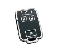 Copertura Cassa Chiave Dell'auto TPU Per GMC Per Yukon Per Sierra Per Canyon Protector Guscio Chiave(Silver Black)