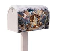 Copertura Cassetta Delle Lettere | Taglia Standard a Tema Religioso - Copertura Magnetica Cassetta Postale Natale Presepe - Per Fattoria Cortile Appartamento Lato Strada Quartiere