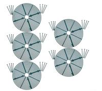 Copertura circolare in rete per vasi da fiori progettata per proteggere il terreno da cani e gatti e aggiungere un sottile fascino visivo alle piante in vaso