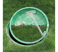 Copertura circolare per pozzetto in resina, 80,6 cm, 61 cm, 50 cm, 40 cm, portatile, per prati e cortili, copertura invisibile per pozzetto e bacino delle acque reflue (Dia 15,7/40 cm)