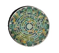 Copertura circolare per ruota di scorta Maze, 28 pollici, in tessuto Oxford, accessori da viaggio, impermeabile e antipolvere, per camper, jeep, SUV, camion