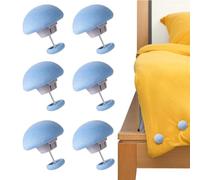 COPERTURA COLLANA COPERTA, CLIPS DI COPERTURA DUVET, 6x compatte clip supporti | Installazione facile, morsetto fisso per tessuti spessi, trapunte, cuscini posteriori, coperture d