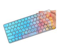 Copertura colorata per tastiera per Apple iMac 2023 2021 24 pollici Magic Keyboard M3 Chip/M1 Chip con Touch ID, skin per tastiera ultra sottile per 2024 2023 2022 2021 iMac 24 Modello A2449 Accessori