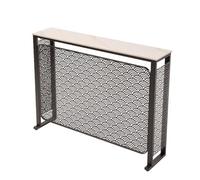 Copertura compatta per radiatore a vapore, mensola salvaspazio per unità di riscaldamento del bagno, organizzazione e decorazione