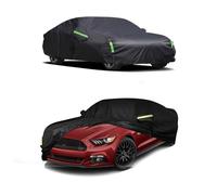 Copertura completa impermeabile per auto di ricambio per Ford Mustang 1994-2023, 6 strati per tutte le stagioni su misura con cerniera sportello bande antivento, protezione solare pioggia UV polvere