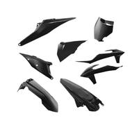 Copertura Completa in Plastica per Moto con Parafango Anteriore Posteriore Protezione Serbatoio e Fianchetti Compatibile Con 125-450 2019-2023(Black)
