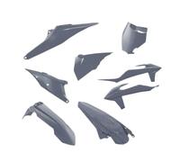 Copertura Completa in Plastica per Moto con Parafango Anteriore Posteriore Protezione Serbatoio e Fianchetti Compatibile Con 125-450 2019-2023(Grey)