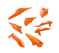 Copertura Completa in Plastica per Moto con Parafango Anteriore Posteriore Protezione Serbatoio e Fianchetti Compatibile Con 125-450 2019-2023(Orange)