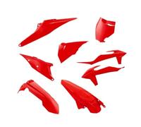 Copertura Completa in Plastica per Moto con Parafango Anteriore Posteriore Protezione Serbatoio e Fianchetti Compatibile Con 125-450 2019-2023(Red)