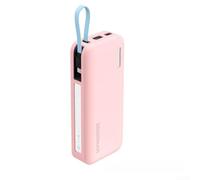 Copertura completa per CUKTECH CP25 20000mAh Soft Shell (rosa)