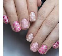 Copertura completa Stick On Nails ABS Manicure Decorazione Piazza Corta Per San Valentino Matrimonio Vacanze Festa Quotidiana