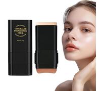 Copertura completa Stick per la carnagione - Correttore per il trucco a doppia testa, idratante, crema per la pelle portatile, soluzione cosmetica di bellezza pratica | Look radiante naturale per le f