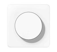 COPERTURA CON POMELLO ROTANTE PER INTERRUTTORE JUNG CD 1740 WW - 6,7 cm x 6,7 cm, Peso 32 g, Duroplast, Bianco