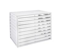 Copertura Condizionatore Esterno, Copertura per Climatizzatori in Alluminio, Copertura Della Pioggia del Condizionatore D'aria, Recinzione per Dispositivi Esterni, Adatto per Cortile, Esterno (Color