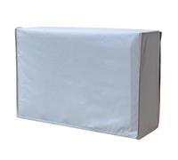 Copertura Condizionatore Esterno, Protezione Tutto Tempo, Copertura Anti Polvere, Housse AC Resistente per Giardino(Gray,39.3x16.9x31.4in/100x43x80cm)