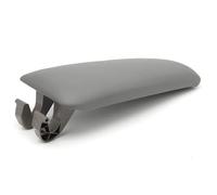 Copertura console centrale auto Copertura del fermo bracciolo per dell'automobile in pelle per A4 B6 B7 2002-2007 della scatola di immagazzinaggio console centrale Accessori auto(Gray)