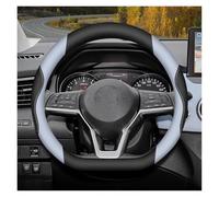 Copertura Copri Sterzo Copertura Volante Dell'automobile Per Nissan Per Patrol Y63 Per Calci Per Qashqai Per Versa Per Sentra Per Altima Per Armada 2011-2025 Auto Coprivolanti(Type D Light Blue)