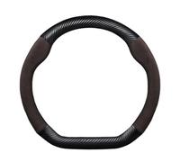 Copertura Copri Sterzo Coprivolante Per Auto Per Benz ABCESG Per La Classe Per GLC CLE Per CLA Per GLB Per GLS W177 W205 W213 Per AMG Auto Coprivolanti(D fiber Brown)