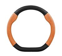 Copertura Copri Sterzo Coprivolante Per Auto Per Benz ABCESG Per La Classe Per GLC CLE Per CLA Per GLB Per GLS W177 W205 W213 Per AMG Auto Coprivolanti(D Leather Orange)