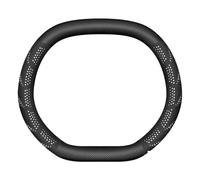 Copertura Copri Sterzo Coprivolante Per Auto Per Ford Per PUMA Per ST-Line 2024 2025 Auto Coprivolanti(Leather White C)