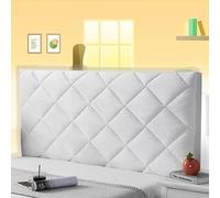 Copertura Copri Testiere Letto Matrimoniali Copri Testiera del Letto Singolo Copritestiera Letto Matrimoniale Copertura Fodera all-Inclusive Coperchio Europeo Cover,white-180cm