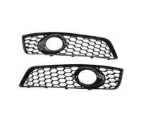 Copertura Cornice Faro Fendinebbia Per Auto Griglia Lampada Paraurti Anteriore Con Rete Per Foro Lampada Per A3 8P 2009 2010 2011 2012 2013 Auto Fendinebbia Coperchio(Glossy Black)