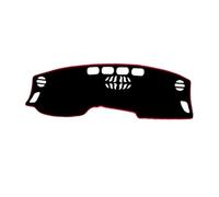 Copertura Cruscotto Compatibile Con Audi Per A4 A4L B9 2017 2018 2019 2020 Copri Cruscotto Automatico Protezione Parasole Tappeto(Left Hand Drive,Black Red Edge)