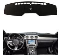 Copertura cruscotto Tappetino 2 Strati Per Ford Per Mustang 6a Generazione 2015 2016 2017 2018 2019 -Presente RHD LHD Car Auto Dashboard Cover Dashmat Pad Carpet Dash(Sinistra Nera)