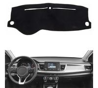 Copertura cruscotto Tappetino Per Kia Per Rio 4a Generazione 2017 2018 2019 YB Series LHD Dashmat Car Dashboard Cover Pad Dashboard Cover Carpet DashMat Dash Mat(Nero)