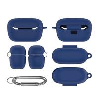 Copertura custodia in silicone per JBL Endurance Race 2,Cuffie Manica protettiva coperchio morbido antiurto antipolvere con carabinatore (Blu)