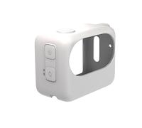 Copertura Custodia protettiva in silicone per Insta360 GO 3/GO 3S,Guscio manica protettore dello scomparto batteria copertura pelle resistente alla caduta accessori per GO 3/GO 3S (GO3 - bianco)
