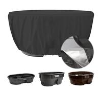 Copertura Da Giardino Impermeabile Copertura Per Vasca Idromassaggio Da Esterno Per Vasca Idromassaggio Con Cavo A Scatto Retrattile Tiene Lontano Polvere/ Detriti E Foglie (53''L*31''W*25''H)