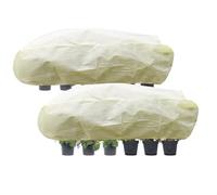 Copertura Da Giardino Rialzata - 2 Pezzi Di Protezione Rettangolare Per Fiori Con Coulisse, Coperta Per Protezione Delle Piante Per La Stagione Fredda | Copertura Per Serra Per Giardino Esterno Paesag