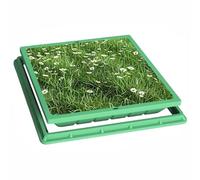 Copertura da incasso resistente alle intemperie, elegante design invisibile per giardini all'aperto, drenaggio delle fosse settiche e sicurezza paesaggistica, soluzione durevole e sicura per il
