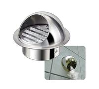 Copertura da parete per scarico portatile AC e asciugatrice, resistente alla ruggine, antipioggia con schermo a rete per un flusso d'aria ottimale