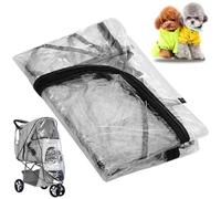 Copertura da pioggia per carrozzina, copertura pioggia passeggino per accessori per passeggini per canitto per cani a prova di cane/gatto per cani/gatto