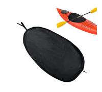 Copertura da pozzetto per Kayak - 420D, Protezione Impermeabile in Tessuto Oxford | Scudo da Barca Resistente agli - Copertura Nera nelle Taglie S-XL per Kayak e gommoni