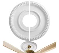 Copertura da soffitto | di protezione per ventilatore da soffitto | Pannello rotondo in PU Diametro interno 10 cm Esterno 31,5 cm per seminterrato impianti tecnici scolastici