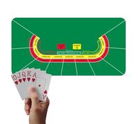 Copertura da tavolo da gioco, copertura da tavolo da poker, grande tappetino da gioco 120 x 60 cm, copertine da tavolo da poker antiscivolo, tappetino da tavolo per Texas Holdem Poker, giochi di carte