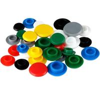 Copertura decorativa a vite Cappucci protettivi in plastica da 50 pezzi for viti e bulloni, adatti for coperture a testa esagonale con chiave a brugola(M4,Blue)