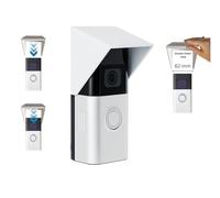 Copertura decorativa da pioggia e sole per videocitofono, compatibile con Ring Battery Doorbell 3, 3 Plus, 4 e Battery Plus (62 mm all'interno), custodia protettiva antiriflesso resistente alle