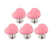 Copertura decorativa e pratica a forma di amore per lo scarico del WC per le tue esigenze di serbatoio dell'acqua (5 rosa)